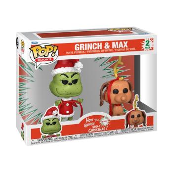 FUNKO POP! Vinyl Figur Books The Grinch Grinch und Max 2er Pack