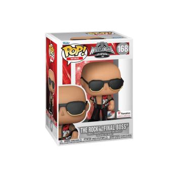 FUNKO POP! Vinyl Figur Sports Wrestling WWE The Rock Final Boss 168