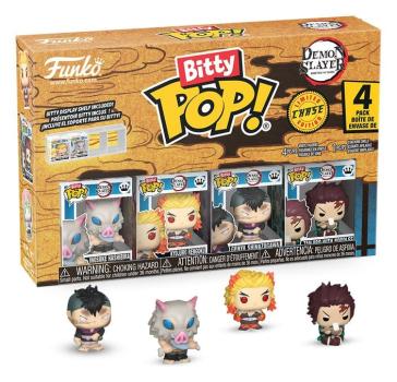 Demon Slayer: Kimetsu no Yaiba Bitty POP! Vinyl Figuren 4er-Pack Inosuke 2,5 cm