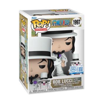 FUNKO POP! Vinyl Figur One Piece Rob Lucci with Hattori 1997 Special Chance of Chase