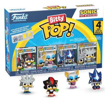 Sonic Bitty POP! Vinyl Figuren 4er-Pack Shadow 2,5 cm
