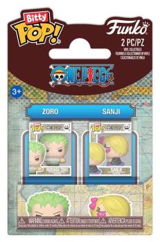 One Piece POP! Vinyl Figuren 2er-Pack Zoro & Sanji 2 cm Blister