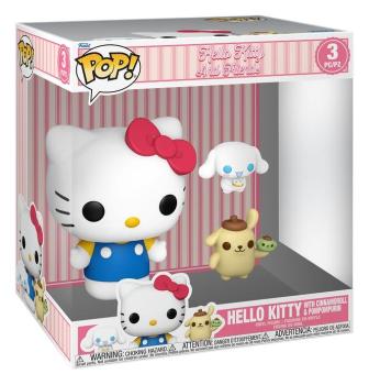 FUNKO POP! Vinyl Figur Hello Kitty with Cinnamoroll und Pompompurin 3er Pack