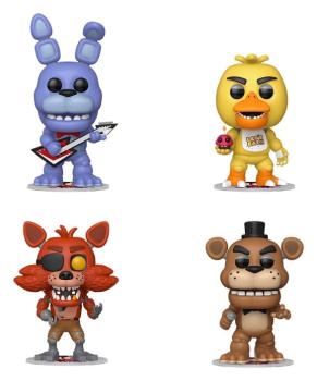 FUNKO POP! Vinyl Figur Games Freddy Bonnie Chica Foxy 4er Pack