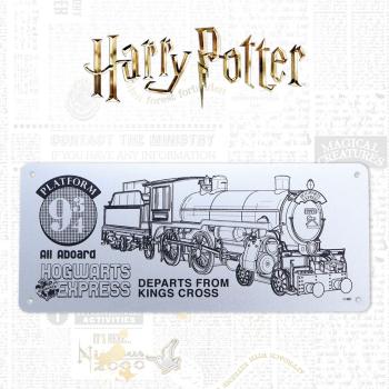 Harry Potter Blechschild Hogwarts Express Schematic