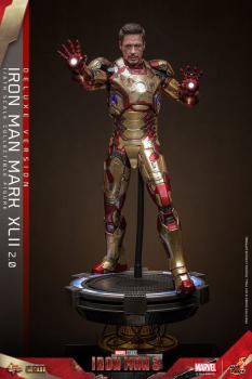 Iron Man 3 Movie Masterpiece Diecast Actionfigur 1/6 Iron Man Mark XLII (2.0) Deluxe 32 cm