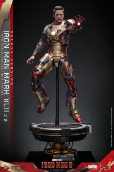 Iron Man 3 Movie Masterpiece Diecast Actionfigur 1/6 Iron Man Mark XLII (2.0) Deluxe 32 cm