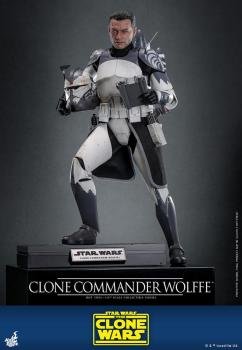 Star Wars: The Clone Wars Actionfigur 1/6 Clone Commander Wolffe 30 cm