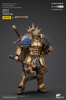 Warhammer Age of Sigmar Actionfigur Stormcast Eternals The Blacktalons Hendrick The Silver Wolf 20 cm
