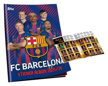 FC Barcelona 2025/26 Sticker Sammelalbum Set