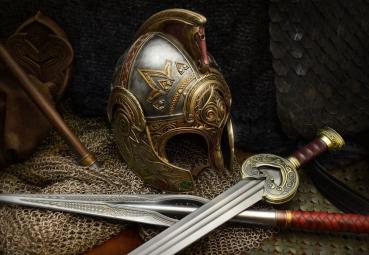 Herr der Ringe Replik 1/1 Helm von König Théoden