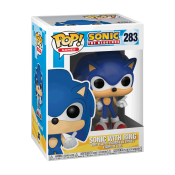 FUNKO POP! - Games - Sonig The Hedgehog Sonic with Ring #283