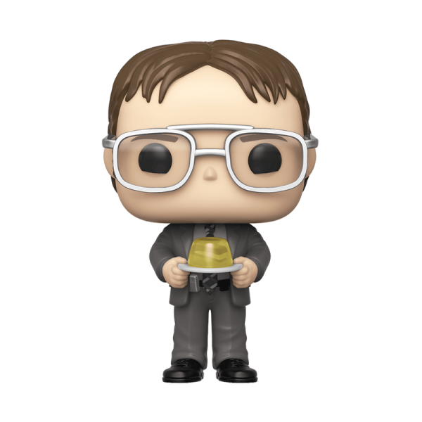 FUNKO POP! Vinyl Figur Television The Office Dwight Schrute with Gelatin Stapler 1004