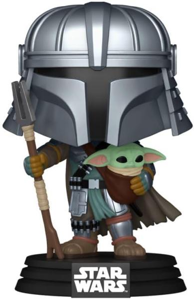 FUNKO POP! Vinyl Figur Star Wars Mandalorian with Grogu  Impressions 772 Special