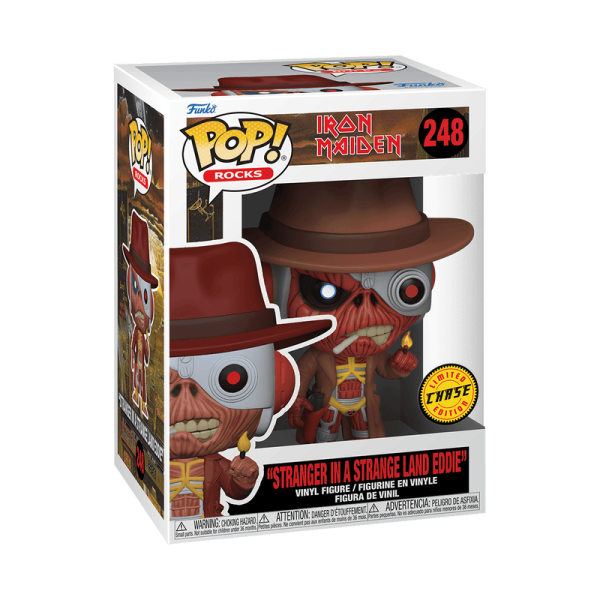 FUNKO POP! - Music Rocks - Iron Maiden Somewhere in Time Eddie und Stranger in a Strange Land Eddie #248 Chase Bundle