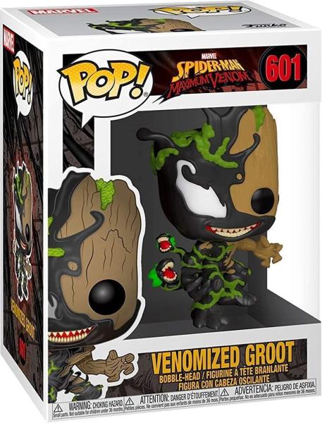 FUNKO POP! - MARVEL - Spider-​​Man Maximum Venom Venomized Groot #601 mit Protector