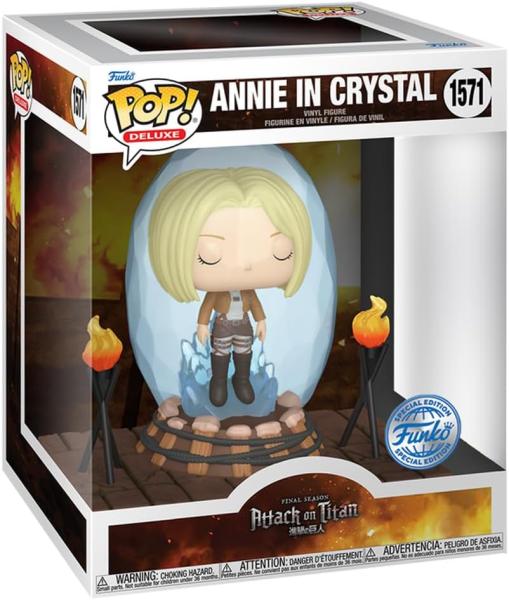 FUNKO POP! Vinyl Figur Animation Deluxe Attack on Titan Annie in Crystal 1571 Special