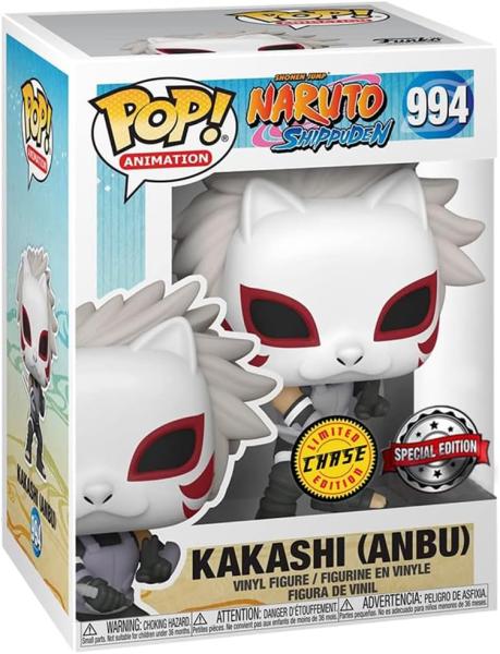 FUNKO POP! - Animation - Naruto Shippuden Kakashi Anbu #994 Chase Bundle