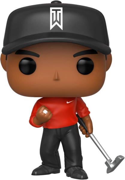 FUNKO POP! Vinyl Figur Sports Golf Tiger Woods Red Shirt 01