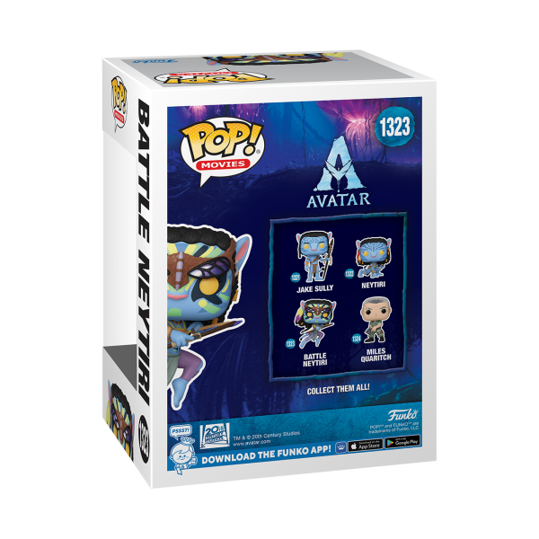 Pop! Funko Film: Avatar - Neytiri (Battle) Vinile #1323, Con Custodia Protettiva EcoTek