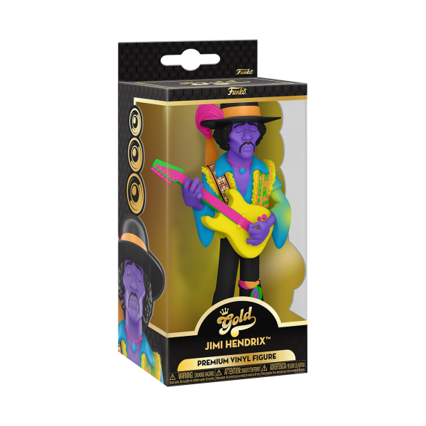 Funko Gold - Premium Vinyl Figure - Jimi Hendrix Blacklight - 5inch