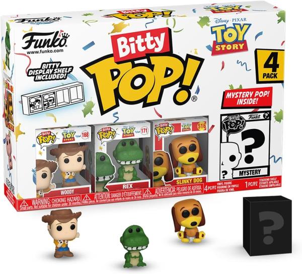 FUNKO Bitty POP - Toy Story Woody #4er Pack