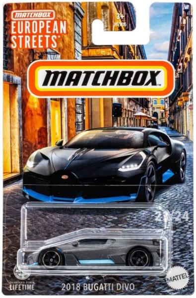 Matchbox European Streets 2018 Bugatti Divo 23/24