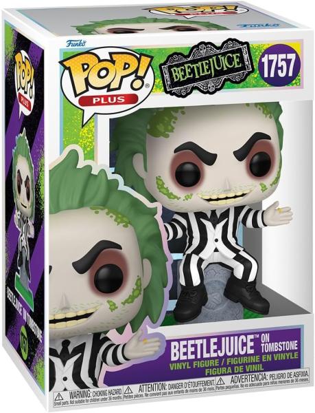 FUNKO POP! Vinyl Figur Movie Beetlejuice on Tombstone 1757