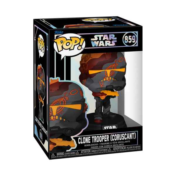 FUNKO POP! Vinyl Figur Star Wars Clone Trooper Coruscant 859