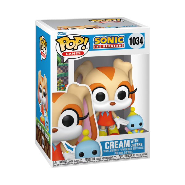 FUNKO POP! Vinyl Figur Games Sonic the Hedgehog Cream with Cheese 1034