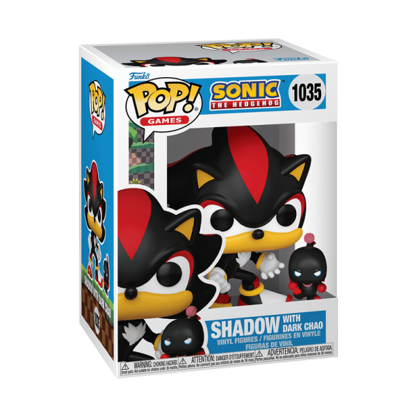 FUNKO POP! Vinyl Figur Games Sonic the Hedgehog Shadow with Dark Chao 1035