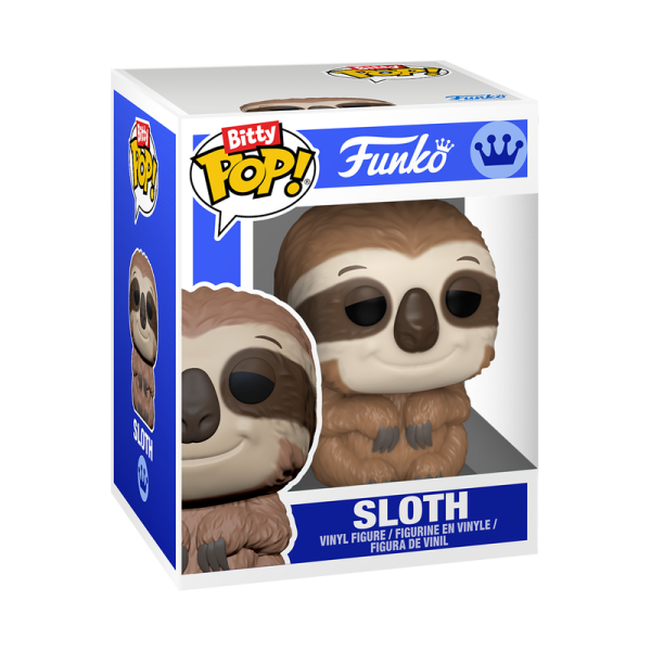 FUNKO BITTY POP! Wearables Keychain 3x Schlüsselanhänger Cases + Sloth Bitty