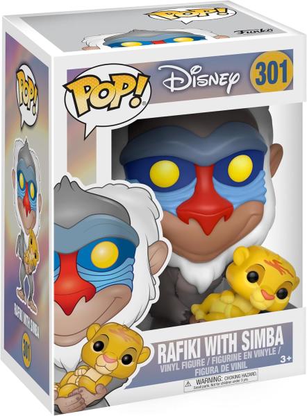 FUNKO POP! - Disney - The Lion King Rafiki with Simba #301