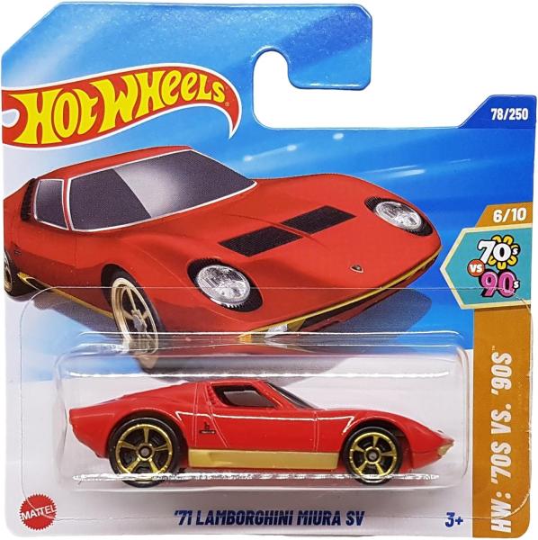 Hot Wheels 71 Lamborghini Miura SV 6/10