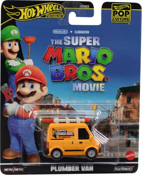 Hot Wheels Premium The Super Mario Bros Movie Plumber Van