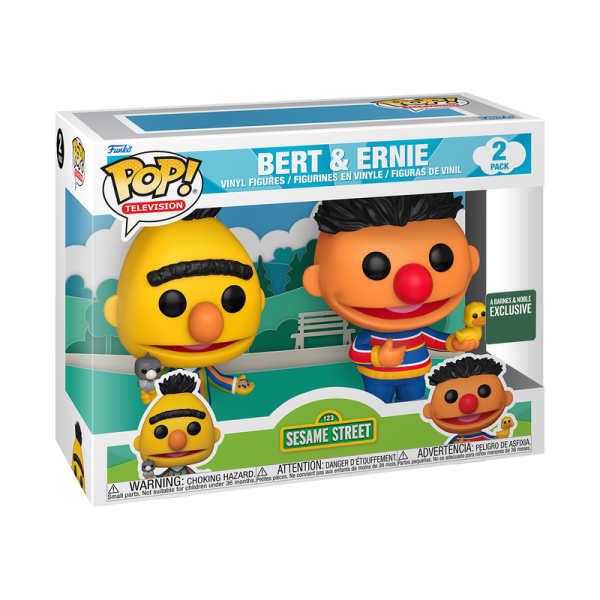 FUNKO POP! Vinyl Figur Television Sesame Street Bert und Ernie 2er Pack Special