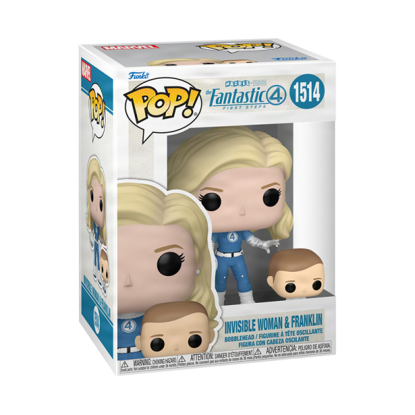 FUNKO POP! - Vinyl Figur MARVEL The Fantastic Four First Steps Invisible Woman und Franklin 1514