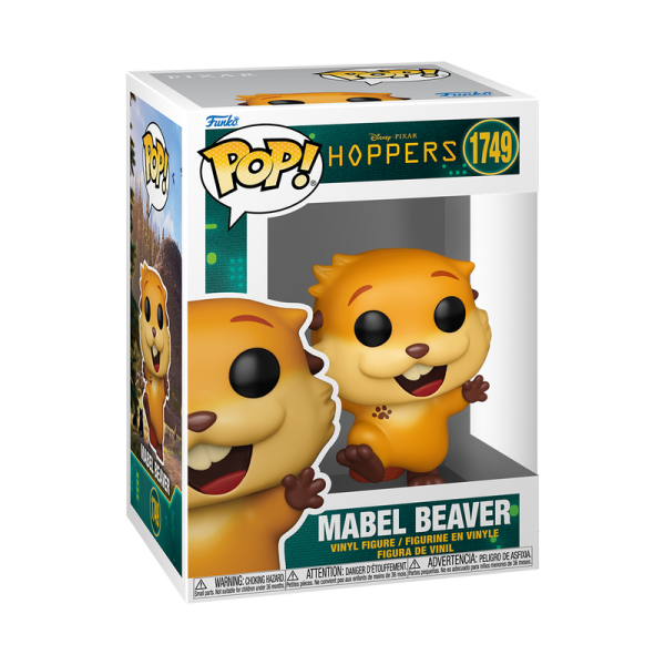 FUNKO POP! Vinyl Figur Disney Hoppers Mabel Beaver 1749 Chance of Chase