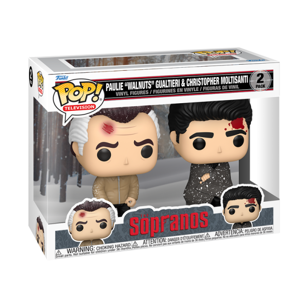 FUNKO Pop! Television The Sopranos Paulie Walnuts Gualtieri und Christopher Moltisanti 2er Pack