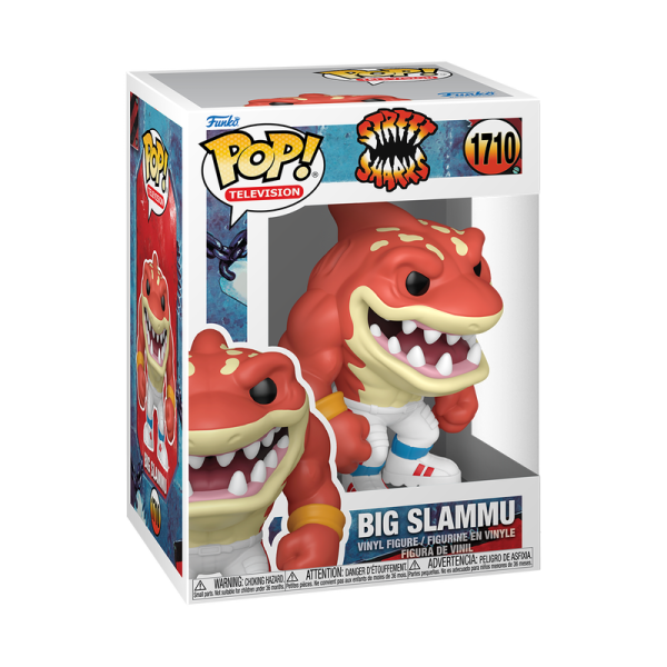 FUNKO POP! - Television Street Shark Vinyl Figur Big Slammu 1710