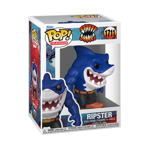 FUNKO POP! - Television Street Shark Vinyl Figur Ripster 1711