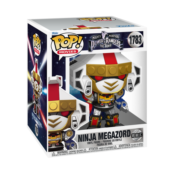 FUNKO POP! Movies Power Rangers Vinyl Figur Super Sized Ninja Megazord (Metallic) 1783