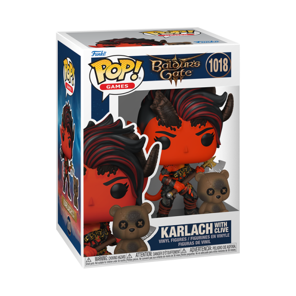 FUNKO POP! Vinyl Figur Games Baldurs Gate Karlach with Clive 1018