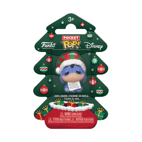 FUNKO POP!  Vinyl Schlüsselanhänger Winnie the Pooh Holiday 2025  Eeyore Tree Holiday Box 4cm