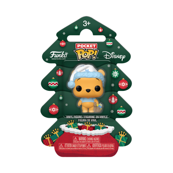 FUNKO POP!  Vinyl Schlüsselanhänger Winnie the Pooh Holiday 2025  Pooh Tree Holiday Box 4cm