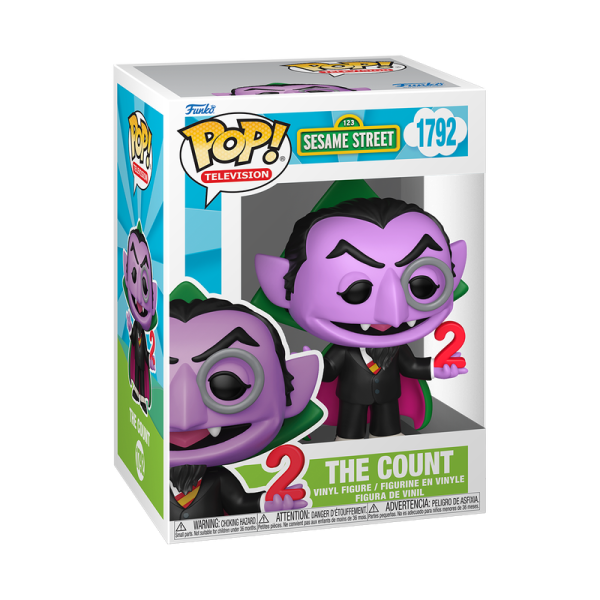 FUNKO POP! Vinyl Figur Television Sesame Street The Count 1792