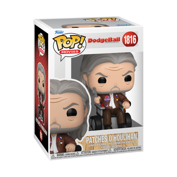 FUNKO POP! Vinyl Figur Movie Dodgeball Patches O Houlihan 1816
