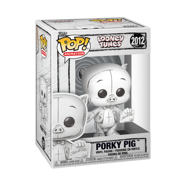 FUNKO POP! Vinyl Figur Animation Looney Tunes Sketched Porky Pig 2012