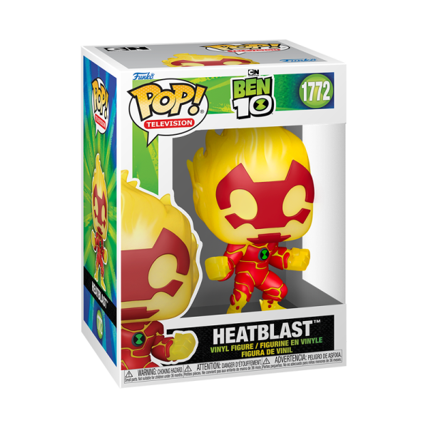 FUNKO POP! Vinyl Figur Television Ben 10 Heatblast 1772