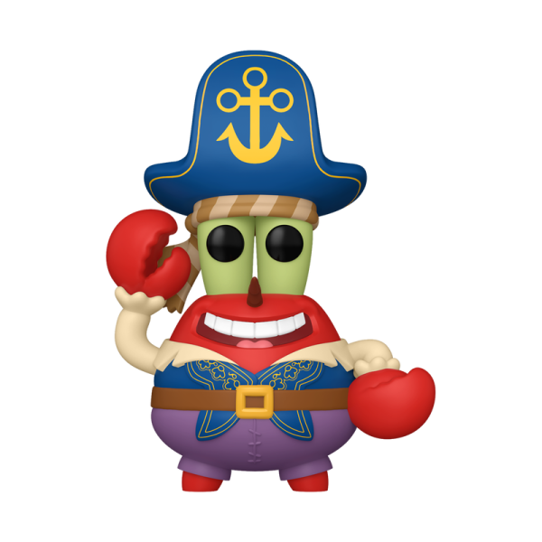FUNKO POP! Vinyl Figur Animation The Spongebob Movie Mr Krabs Pirate 1942